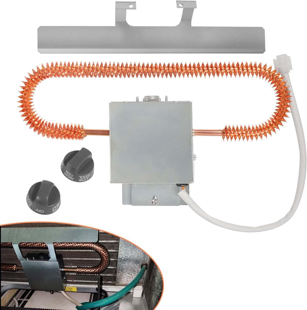 9233-4551 Electric Heating Element Kit RV Heat Strip Assembly Replacement Parts Kit Fit For Coleman Mach RV Air Conditioner Heat Ready Ceiling Assemblies (Except Mach 8), Replace 9233A4551