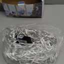 810LED 82ft Christmas Lights, 180Drops 12 Modes Cool White Christmas String Lights Outdoor Dimmable, Waterproof Christmas Decoration Fairy Lights with Timer for Indoor Eaves Party Patio Window Fence