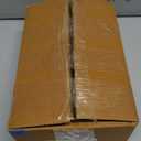 AuldHome Design Farmhouse Ball Ornaments (Set of 6, White); Distressed Metal Glass Ball Vintage Style Christmas Decorations