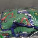 Primlect Toddler Nap Mat with Removable Pillow and Flannel Blanket, Portable Sleep Bag for Kids, Easy to Roll up, Washable, Perfect for Daycare, Preschool, Boys and Girls, 3-6 Years