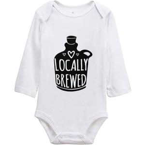 listery Cute Baby Bodysuit New Baby Girls Boys Home Baby Bodysuit Funny Sayings 3M
