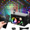 Square Party Lights, 4 Modes Sound Activated DJ Disco Light with Remote & Strobe, USB Powered Dance Stage Lights for Home Party, Birthday, Wedding, Karaoke, KTV, Bar, Club, Halloween Decor