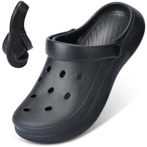 Liromna Womens Mens Garden Clogs Unisex Comfort Slip-On Work Shoes, Quick-Dry Water Sandals, Casual Comfortable Slippers 36