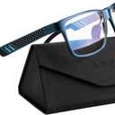 ANYLUV Blue Light Blocking Glasses Men Computer Gaming Glasses Lightweight Al-Mg Metal Anti Eyestrain Eye Protection