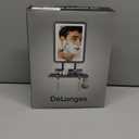 LED Shower Mirror Fogless for Shaving - Heated Fog Free, 3 Dimmable Lights, 360 Adjustable, Rechargeable, Drill Free - with Storage Tray, Razor & Shaving Brush Holders,Gifts for Men (Gunmetal Gray)