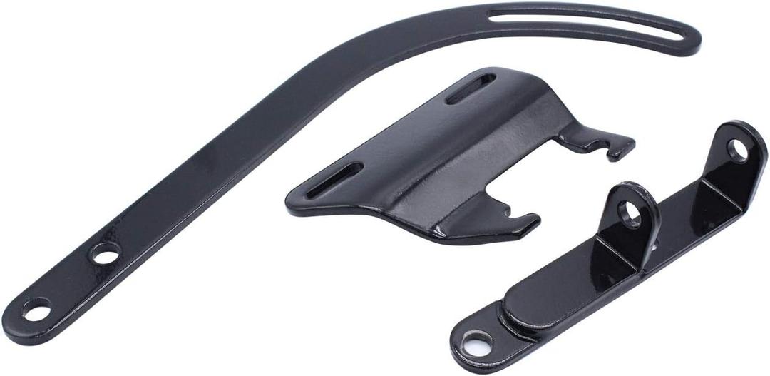 Small Block Alternator Bracket Kit Black Compatible for SBC Small Block Chevy Engines with Short Water Pump