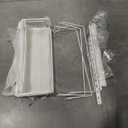 Over the Door Pantry Organizer, 6-Tier Over the Door Organizer with Adjustable Basket, Pantry Door Organization for Pantry Kitchen Storage Room Spice Rack, White