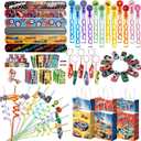 Vanblue Race Car Party Favors Hot Car Themed Birthday Party Decoration Racing Party Supplies Gift for Boy Kids Treat Gift Bags Stuffers Pinata Filler Classroom Rewards