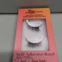 Lilly Lashes Self Adhesive Eyelashes (Half Lashes), No Lash Glue Needed, Body Heat Activated Press on Lashes, Reusable Self Adhesive Eyelashes Up to 5x, Easy to Apply & Remove (DayDreamer)