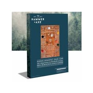 Est2017 Hammer Axe Wooden Drink Board Game