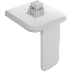 Dyna-Living Folding Shower Seat Wall Mounted 485 lbs Load-Bearing Fold Down Shower Seat for Inside Shower, ABS Material Folding Shower Bench Foldable Shower Chair for Shower Stall