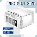 Geelin 26" X 16" Wall Sleeve with Exterior Ventilation Grille Includes Condensate Drain Kit, Insulated Metal Sleeve Packaged Terminal Air Conditioner Compatible with PTAC and PTHP