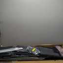 Dresser for bedroom, Fabric Black Bedroom Dresser with LED Lights and Charging Station, 6 Long Drawers Dressers, Tall Wide Chest of Drawers Storage Organizer TV Stand for up to 60" TV for Living Room