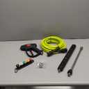 M MINGLE Pressure Washer Hose and Gun Kit, 25 FT Power Washer Hose with 5 Nozzle Tips and M22-14mm Fitting, Replacement for Ryobi, Simpson, Craftsman