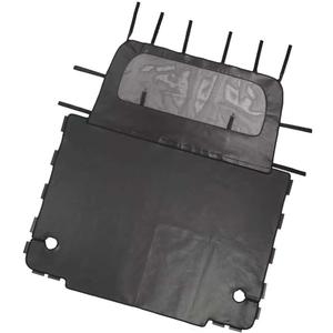 Black Outdoor Rear Trunk Soft Top Bikini Isolation Cover Compatible for Jeep Wrangler TJ 1997-2006