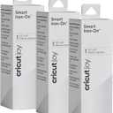 Cricut Joy Smart Iron On, White - 3-Pack of 2ft Rolls (5.5"x24") Heat Transfer Vinyl for Joy Machine- Matless Cutting for Long cuts