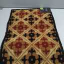 Korhani Home Tiles Holiday Coco Mat, 18 in x 30 in