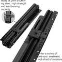 LONTAN 1 Pair Heavy Duty Drawer Slides Undermount 32 inch Full Extension Soft Close Drawer Glides Bottom Mount Cabinet Rails 260LB Capacity Runners