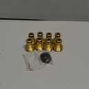 Garden Hose Quick Connector 3/4 inch GHT Brass Easy Connect Fitting Male Only (3/4" 8PCS))