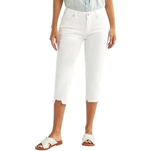 luvamia Jean Capri Pants for Women High Waisted Ripped Skinny Jeans Stretchy Denim Capris Cropped Jeggings with Pockets, Size M