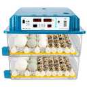 120 Egg Incubators for Hatching Eggs Automatic Temperature Control Chicken Quail Eggs Incubator Humidity Monitoring for Farm Egg Incubation