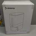 Rubtlamp 22.5-25 Lbs Pink Rice Dispenser, Rice Storage Container, Pink Rice Storage Container with Measuring Cup, Rice HolderBucket for Household Kitchen Rice Soybean Corn