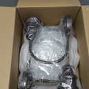 Bestshared 4 Pack Outdoor Wall Lights, Farmhouse Barn Light, Water Resistant Outdoor Wall Mount Lantern, E26 Base Farmhouse Outside Sconce, Exterior Porch Light for House Frontdoor Entryway Garage (11.5" Dome - 4 Pack, ORB+Gold)