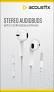 Acoustix - Stereo Earbuds w/In-Line Microphone & Remote- White On White