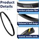 302040014 Snowblower Auger Drive Belt for Powersmart DB7659/DB7659H Snow Thrower, Snow Blower Replacement Parts V-Drive Belt, Snow Thrower Belt