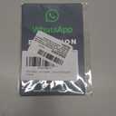 MESSAGENES | Customizable Whatsapp QR and NFC Sticker for Reception | 2 Units 12x8 cm Stickers | Connect with Your Customers on Whatsapp | Solution for Receptions (4.72" x 3.14", Green)