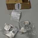 TAILI 304 Stainless Steel Bathroom Suction Hook for Towel, Loofah, Bathrobe, Patented Strong Suction Cup, Damage-Free Hanging Glass Shower Wall Hook, Hold Up to 11 Lbs, 2 Pack, Modern Square, Silver