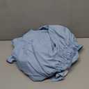 Wrap Around Dust Ruffle Bed Skirt - Light Blue - for King Size Beds with 15 Inch Drop - Elastic Strap - Adjustable Pleated Bedskirt with Brushed Fabric and Wrinkle Free - for Women, Men, Kids & Teens (16 - Baby Blue)