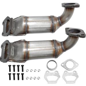 Emission Left&Right Catalytic Converter Fit for Dodge Grand Caravan 2011-2016 3.6L, Journey 2011-2014, Avenger 2011-2014, Chrysler Town&Country 2011-2015 Front one Pair with Gasket (11-16 Grand Caravan STANDARD GRADE)