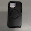 ESR for iPhone 15 Case with Stand, 23 ft Military-Grade Drop Protection Heavy Duty Magnetic Phone Case, Compatible with MagSafe Accessories, Cyber Series, Black