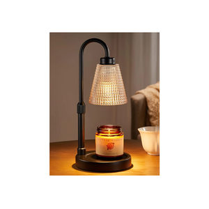 Innqoo Amber Candle Warmer Lamp with Timer, Dimmable Candle Warmer for Jar Candles, Height Adjustable Wax Melts Warmer, Birthday Gifts for Women Mom, House Warming Gifts New Home Decor