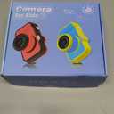 Kids Camera with Rotating Zoom Lens, 3.5 Large Screen, 1080P Kids Digital Camera with Flash,Selfie, 32GB Card, Toddler Toy Camera Christmas Birthday Gifts for Boys Girls 3-12 Years Old-Blue