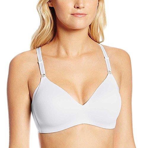 Warner's Women's No Side Effects Wire-Free Bra White, 40B