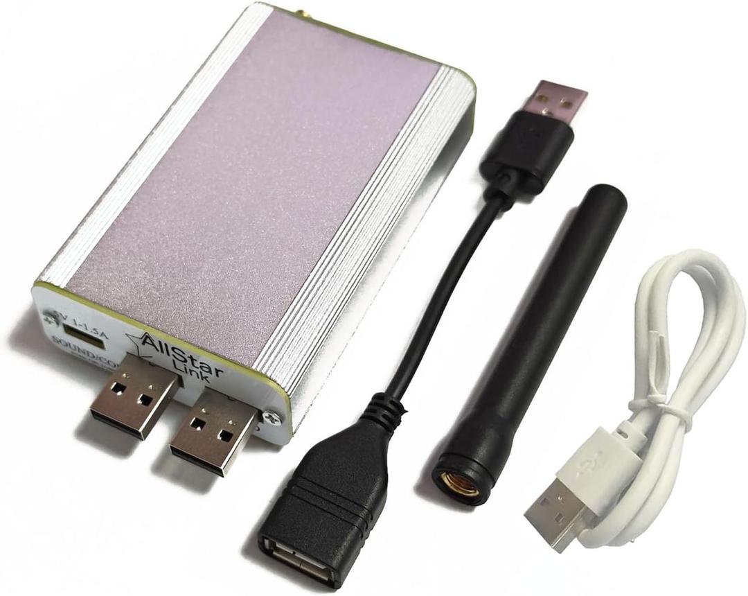 AURSINC Shari PiHat – Portable SA818 Ham Allstar Radio Interface Raspberry Pi Hosted Allstar Node with USB-C Power, Compatible with Raspberry Pi 2/3/4/5, UHF 420-450MHz/70cm Amateur Radio Operators