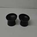Ceramic Raised Cat Bowls, Elevated Tilted Cat Food and Water Bowls Set, Porcelain Stress Free Pet Feeder Dish for Cats and Small Dogs, Dishwasher and Microwave Safe, Set of 2(Black)