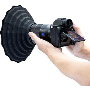 Silicone Lens Hood, Anti Reflection Lens Hood for Diameter 53-72mm Lens, Foldable Reversible Lens Shade for Canon RF 35mm EF-S 10-18 EF 50mm 28mm Nikon AF-S 50mm 18-105 Sony and More Lens