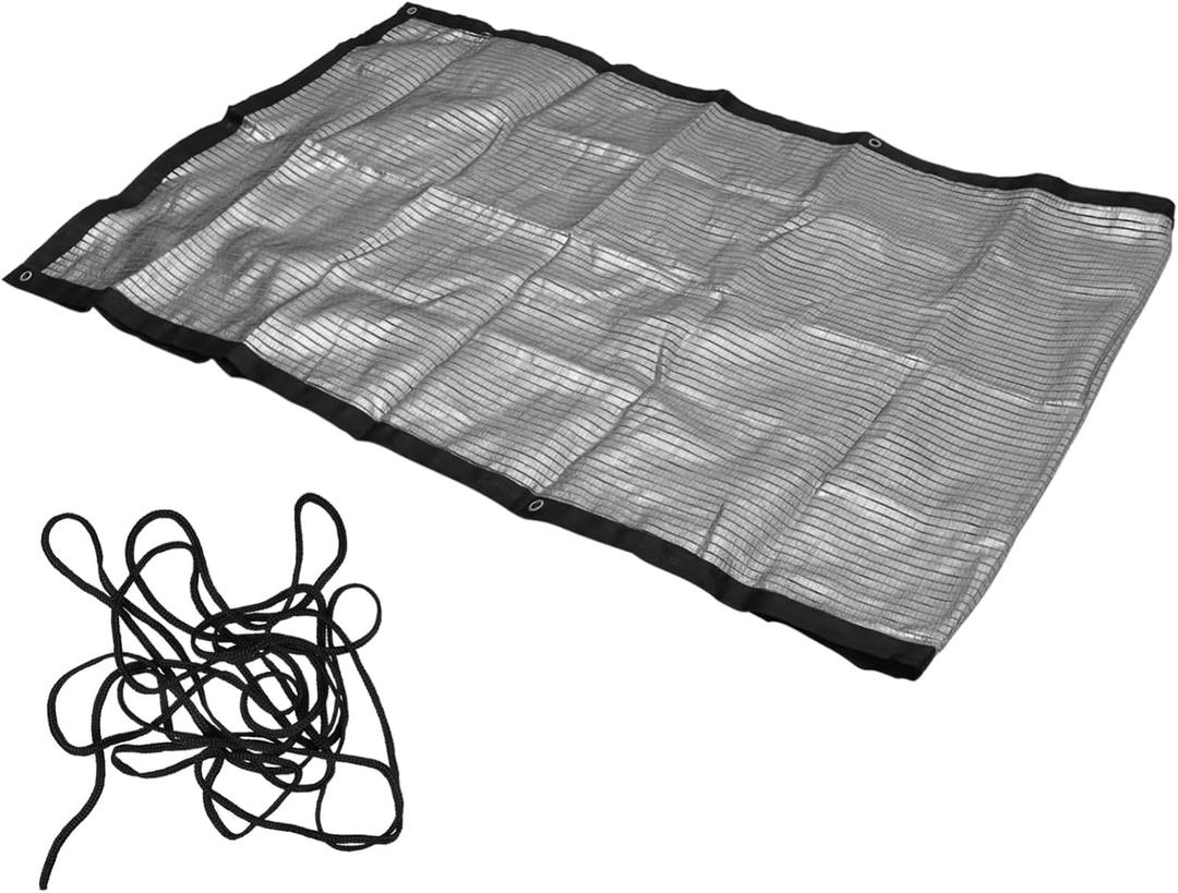 Outdoor Sun Shades for Patio Sun Block Net Gardening Sunshade Aluminum Foil Cooling Tarp Buckles