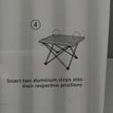 Grope Portable Camping Table,Aluminum Folding Beach Table (Coffee-M)