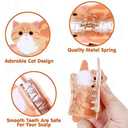 Cat Hair Claw Clips for Women Girls Cute Small Hairpins Hairgrips For Short Long Hair Breastpin Gift Idea For Her Daughter Kitty Lovers Girl's School Companions Set of 6