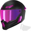 MXJ Gear Motorcycle Helmets for Adult Men Women, MG666 Full Face Helmet(M)