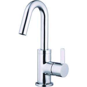 Gerber D222530 Amalfi Single Handle Bathroom Faucet with Metal Touch-Down Drain, Chrome