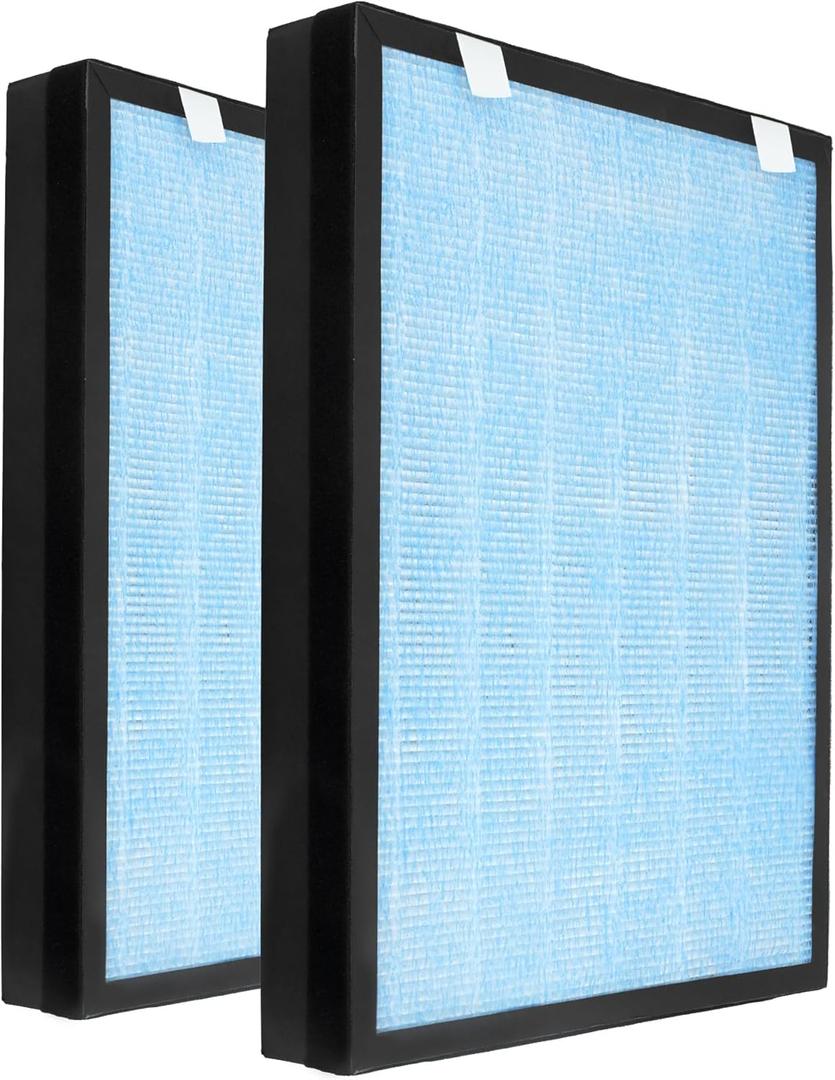 ATXKXE HSP002 Replacement Filter Compatible with Hathaspace Air Purifier Filter HSP002, 2 Pack