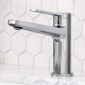 KRAUS Indy Single Handle One Hole Bathroom Sink Faucet in Chrome, KBF-1401CH