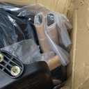 Baby High Chair, High Chairs for Babies and Toddlers, Convertible Folding High Chair with Removable Tray 5 Point Harness Footrest Detachable PU Cushion, Portable Highchair for Baby Toddlers (Black)