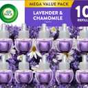 Air Wick Plug in Scented Oil Refill, 10ct, Lavender & Chamomile, Air Freshener, Essential Oils, Eco Friendly