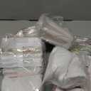 Giant bean 36pcs Wooden Dollhouse Furniture Set with Dolls for 5 Rooms, Wood & Plastic Pink Dollhouse Accessories Pretend Play Furniture Toy Christmas Birthday Gift Toy for Kids Boys Girls Toddler 3+